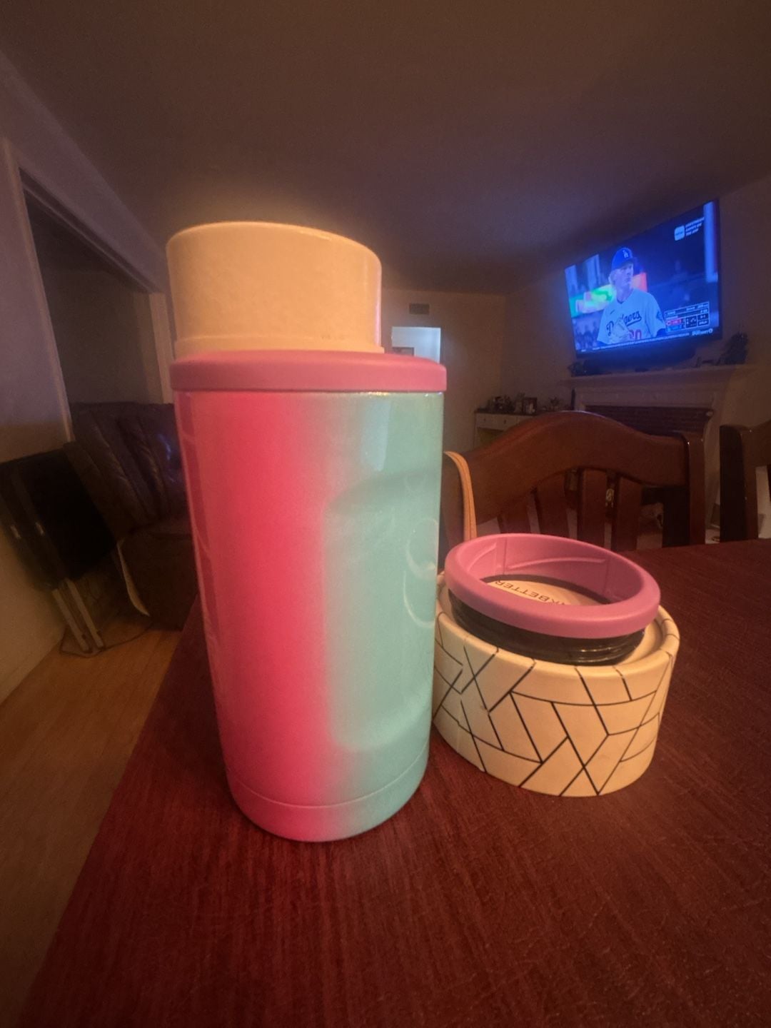 BruMate Hopsulator Bott'l 12oz Insulated Bottle Cooler - Glitter Rainbow 2