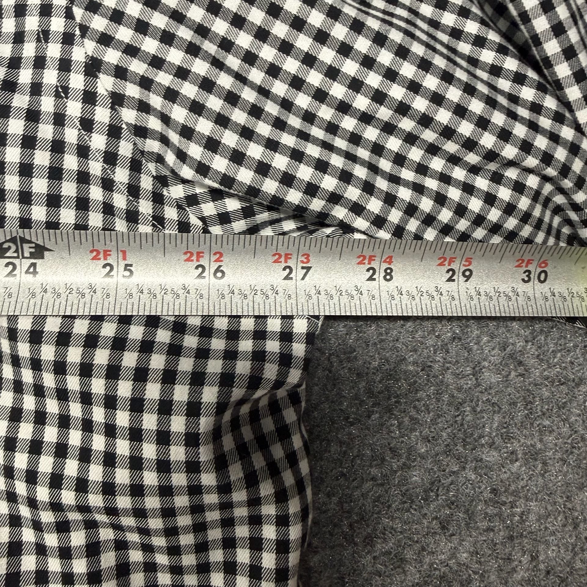 Peter Millar Nanoluxe Easycare Black White Gingham Check Dress Shirt XXL 7
