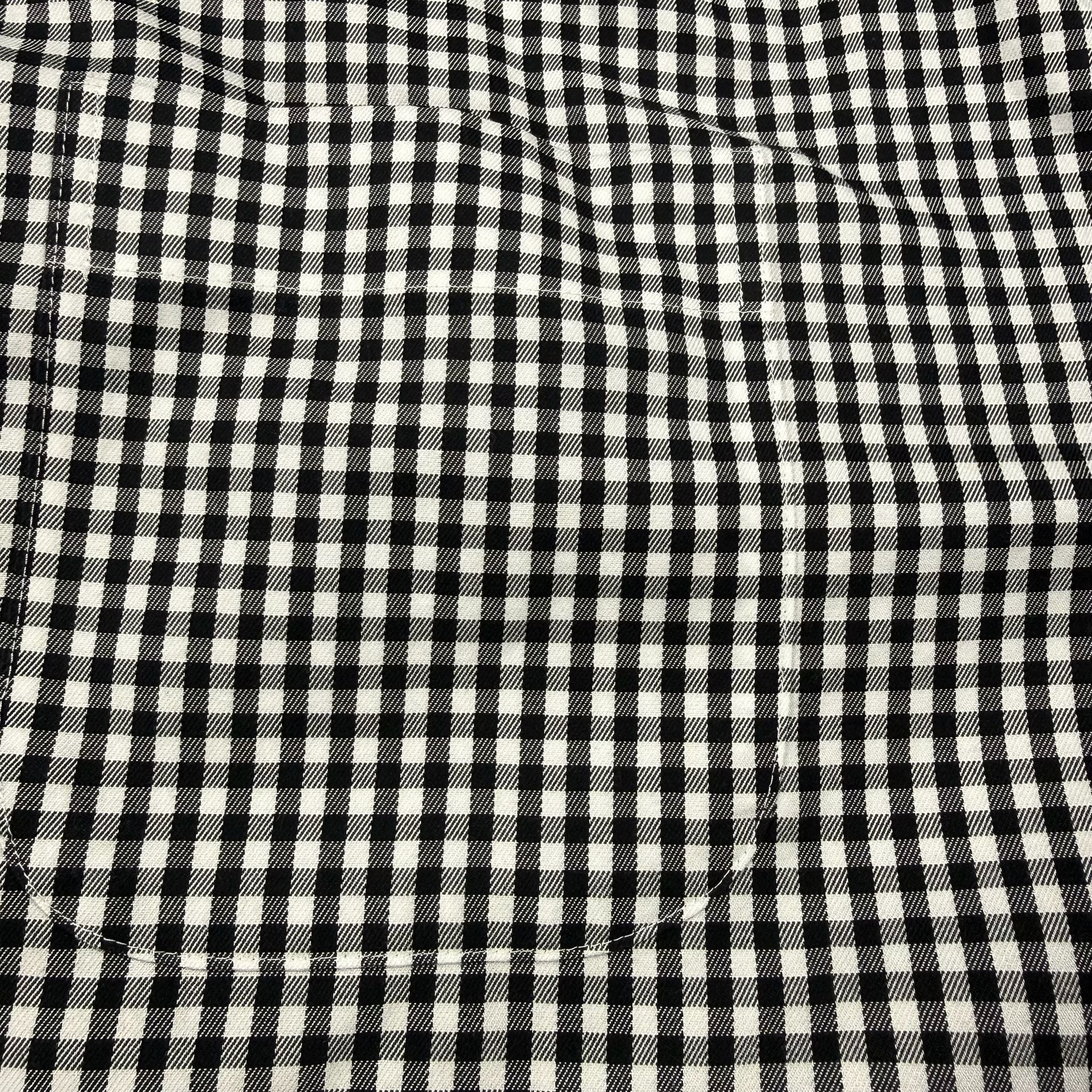 Peter Millar Nanoluxe Easycare Black White Gingham Check Dress Shirt XXL 8