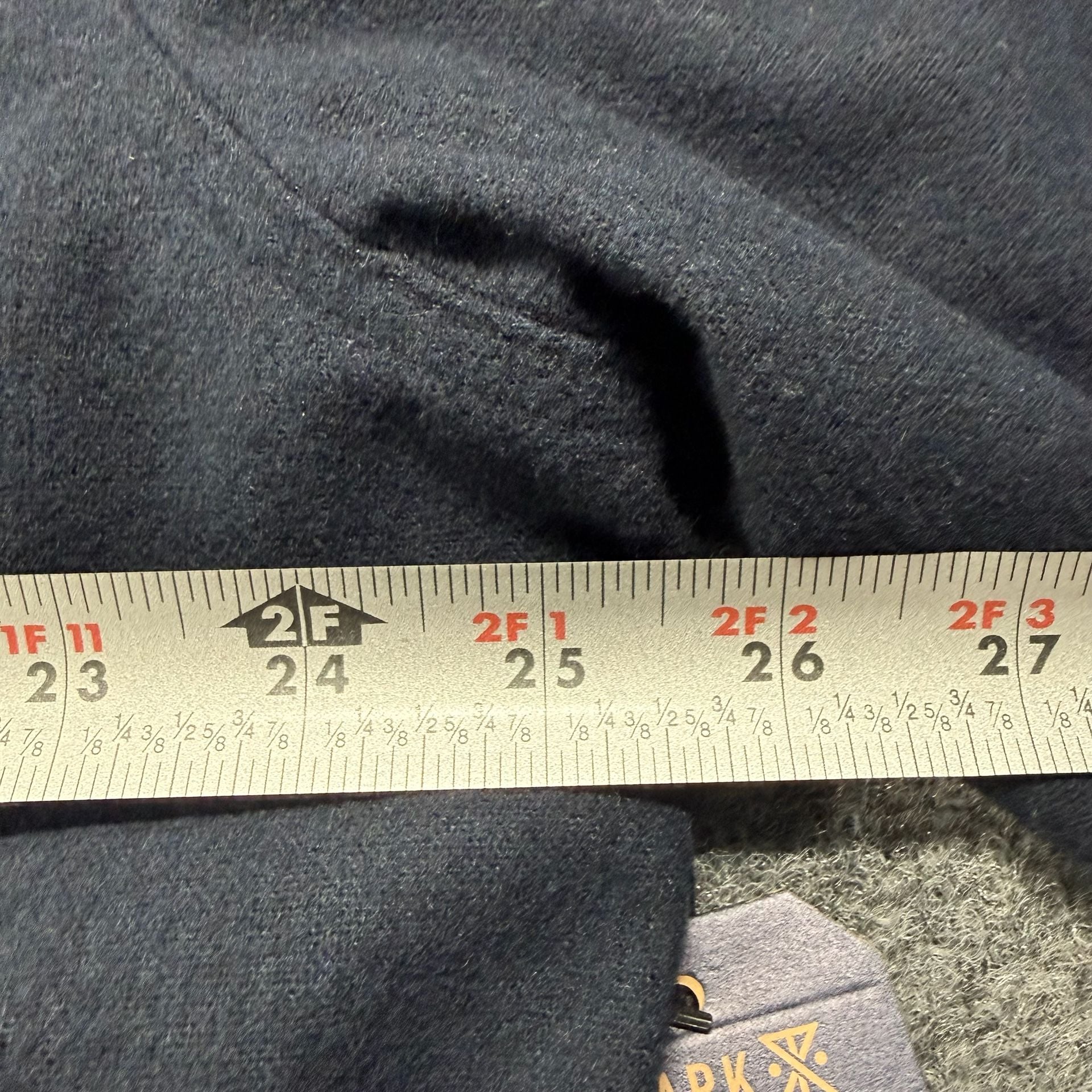 Roark Nordsman Classic Fit Navy Blue Comfort Wool Flannel Shirt XXL 13