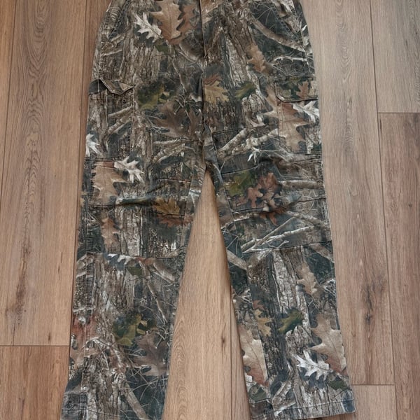 RedHead Silent Suede Camo Cargo Hunting Pants L/34