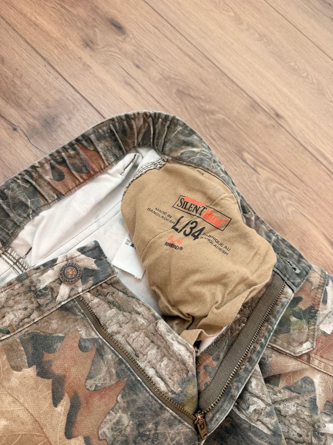 RedHead Silent Suede Camo Cargo Hunting Pants L/34 4