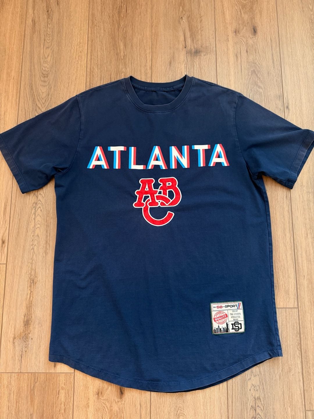 SB-Sport Atlanta Graphic T-Shirt Navy Blue 2