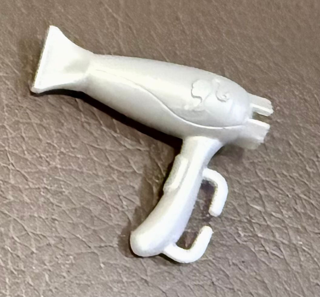 Barbie skipper silver hair dryer 7