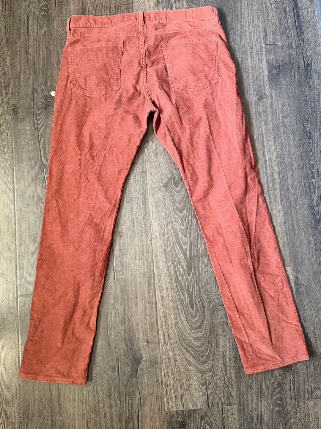 J.Crew 484 Slim-Fit Corduroy Pants Red Men's Size 34x32 9
