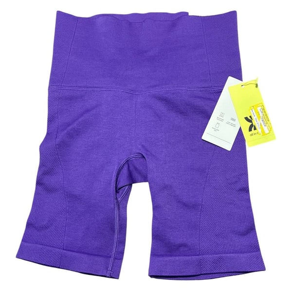 All in Motion Women's High-Rise 6" Seamless Athletic Shorts Purple