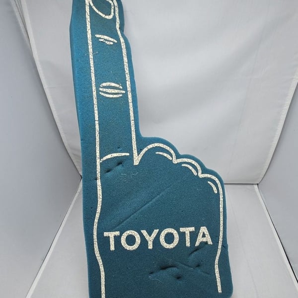 Vintage Toyota and Go Democrats Foam Finger Number 1