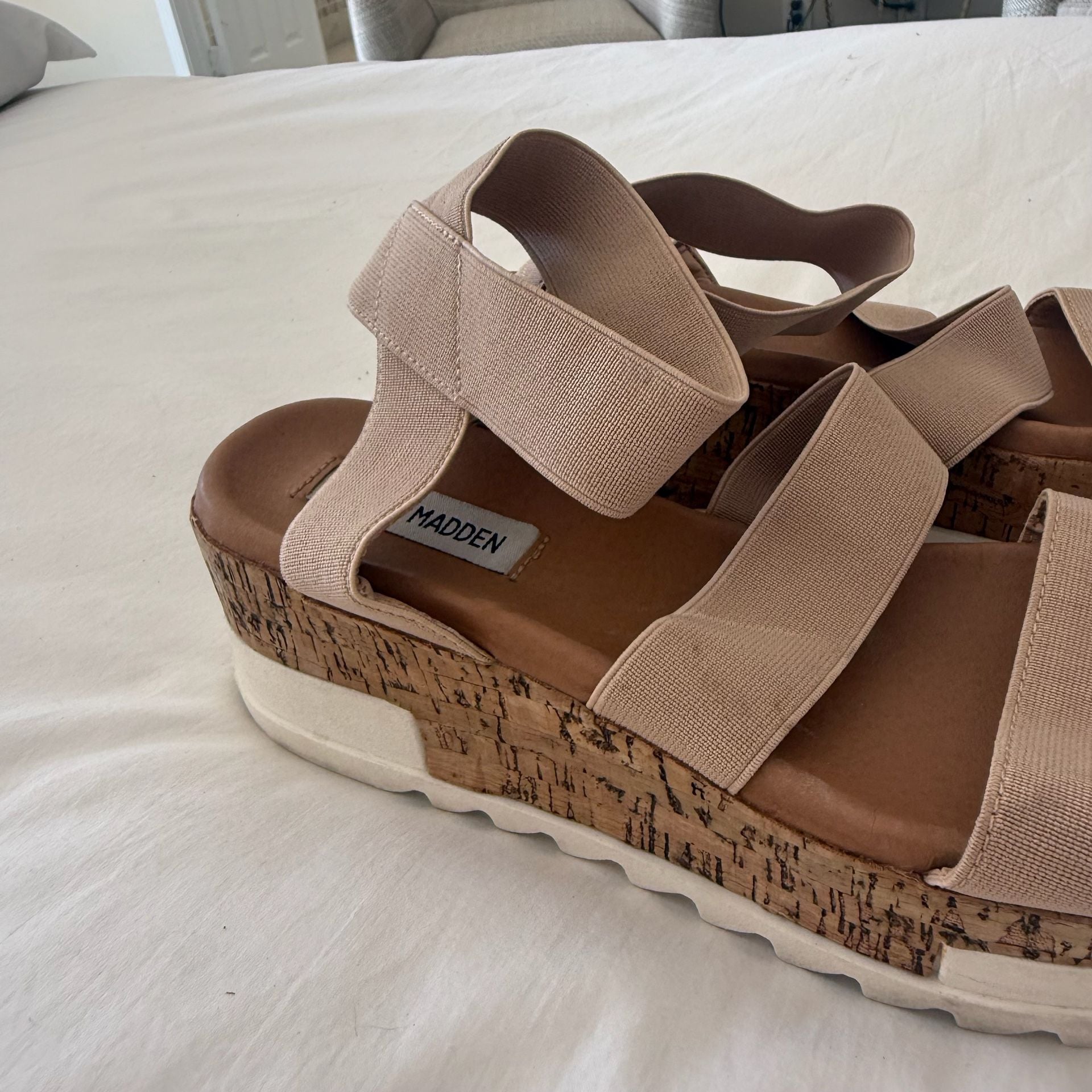 Steve Madden strap platform sandals 5