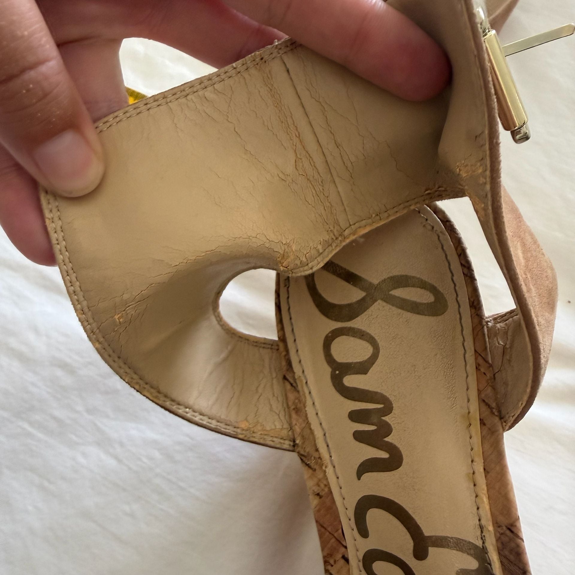 Sam Edelman 2 pairs (Brown Cork & Black Leather) 3