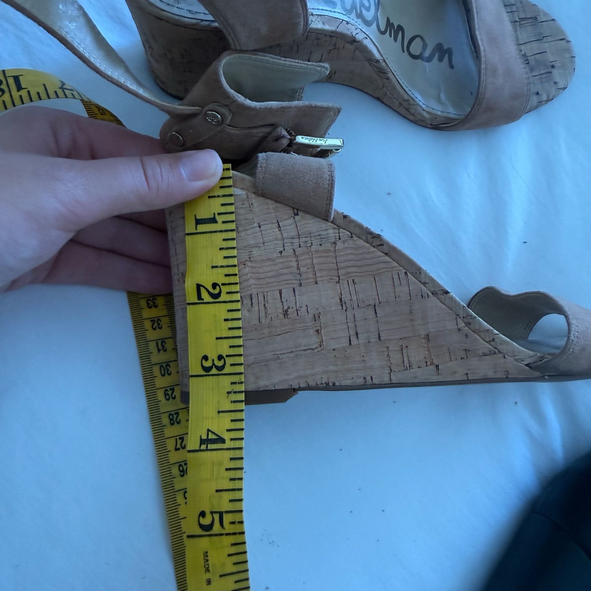 Sam Edelman 2 pairs (Brown Cork & Black Leather) 14