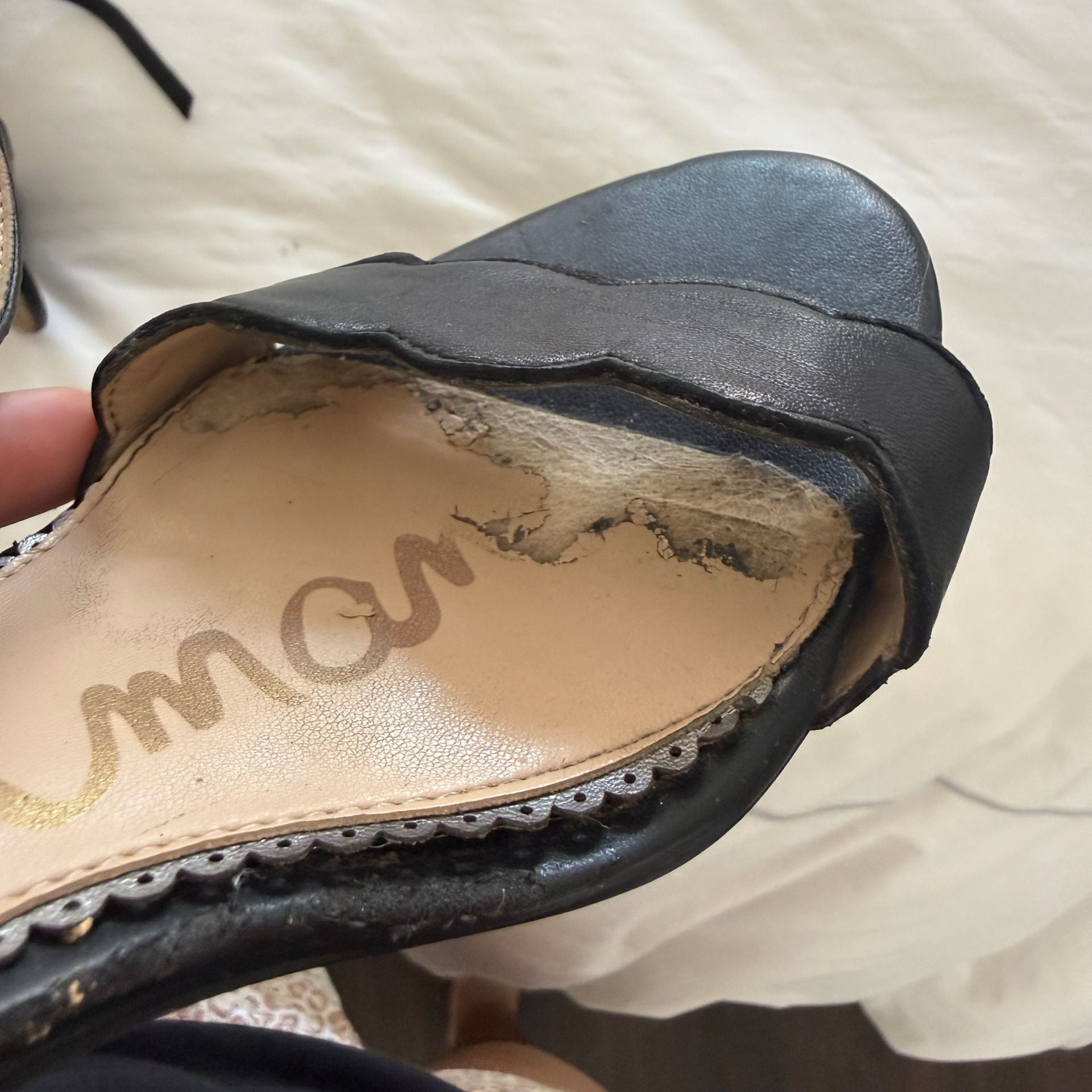 Sam Edelman 2 pairs (Brown Cork & Black Leather) 16