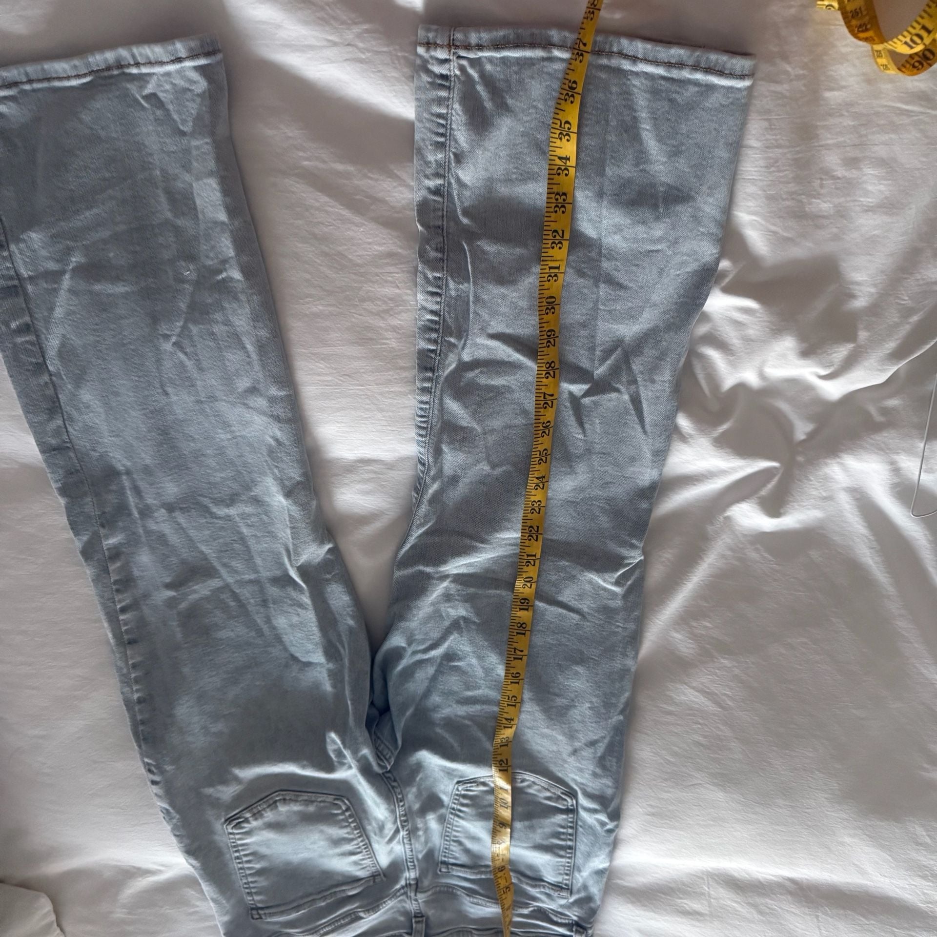 Banana Republic Cropped Bootcut Light Wash Denim Jeans Size 30/10 10