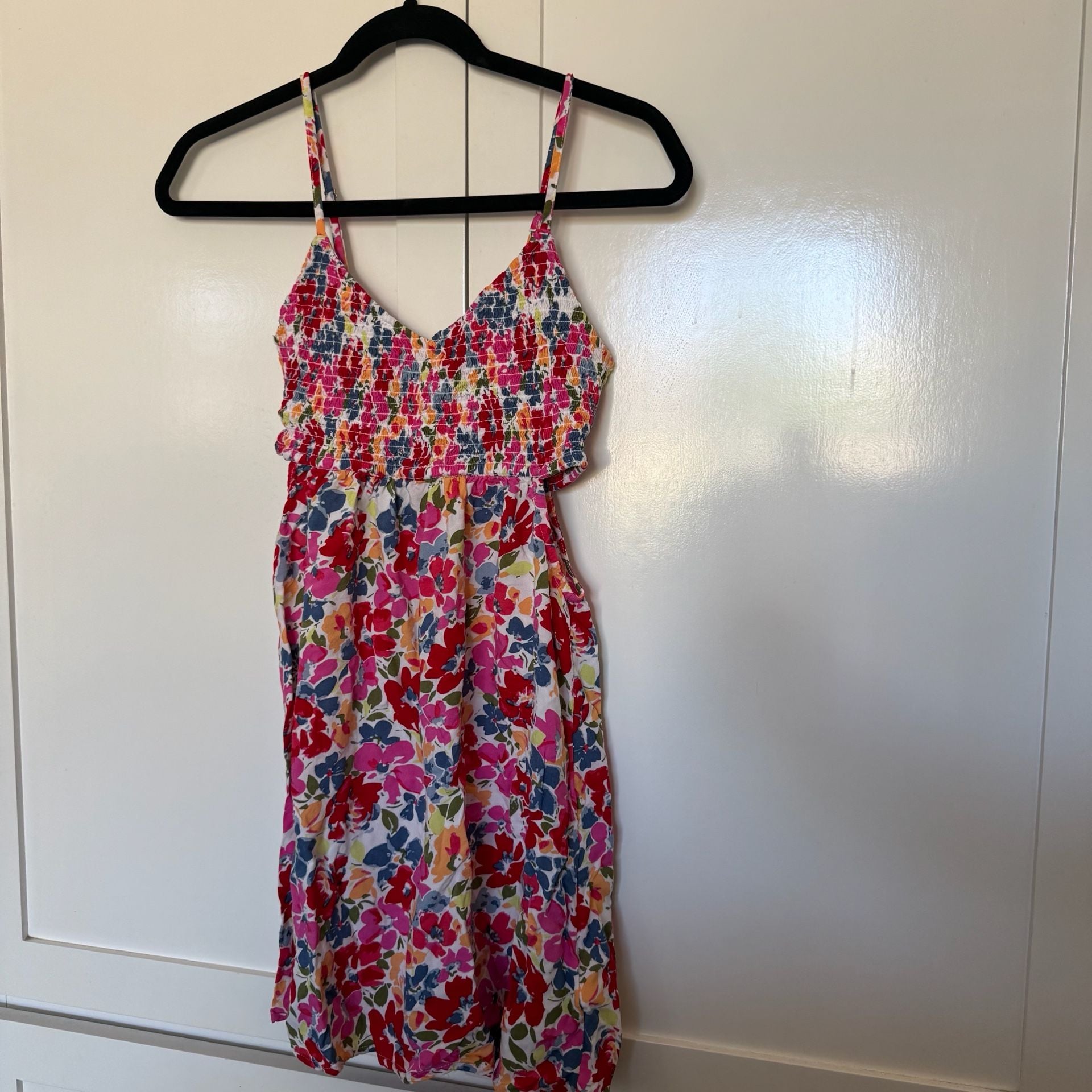 Roxy Hot Tropics Floral Smocked Cutout Dress 2