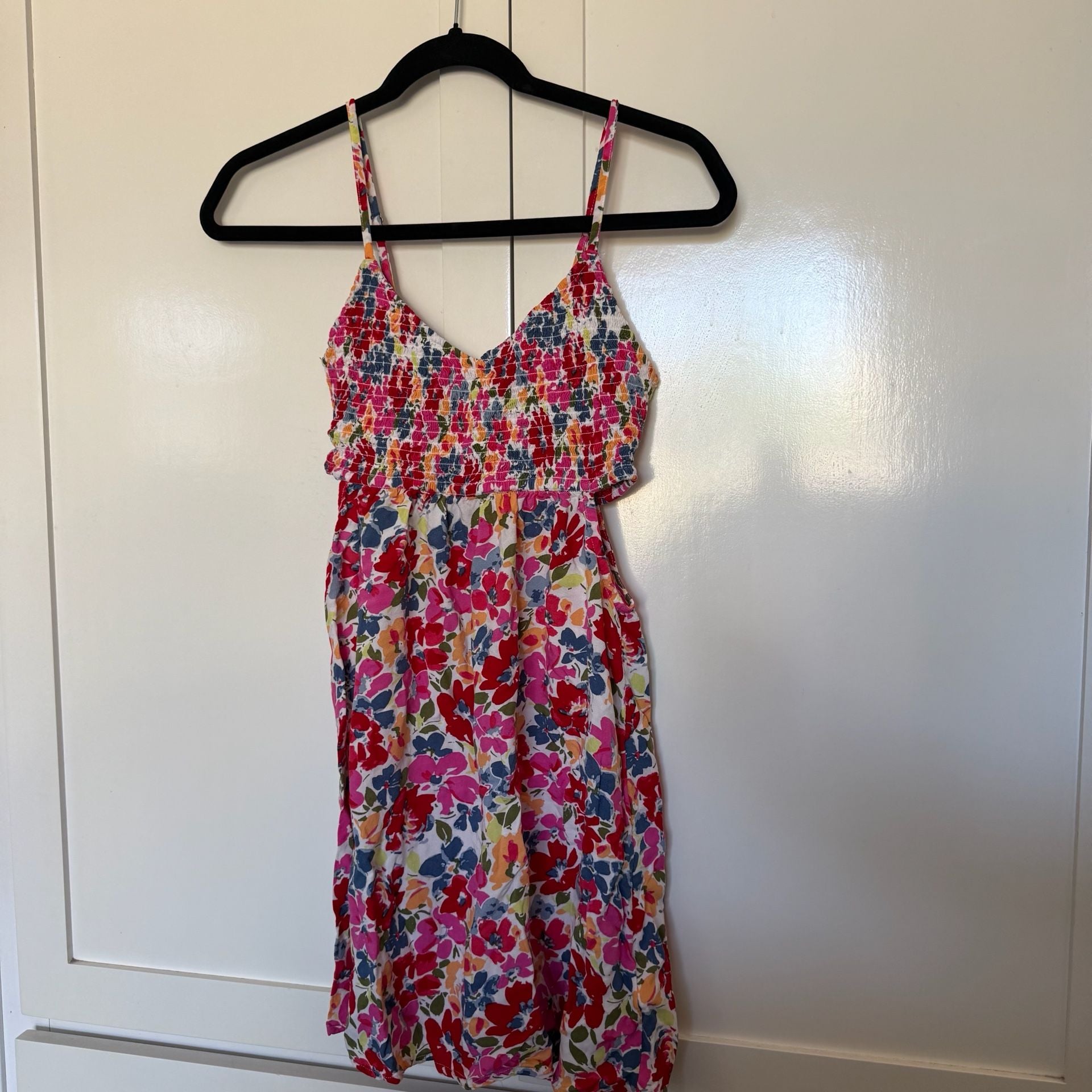 Roxy Hot Tropics Floral Smocked Cutout Dress 3