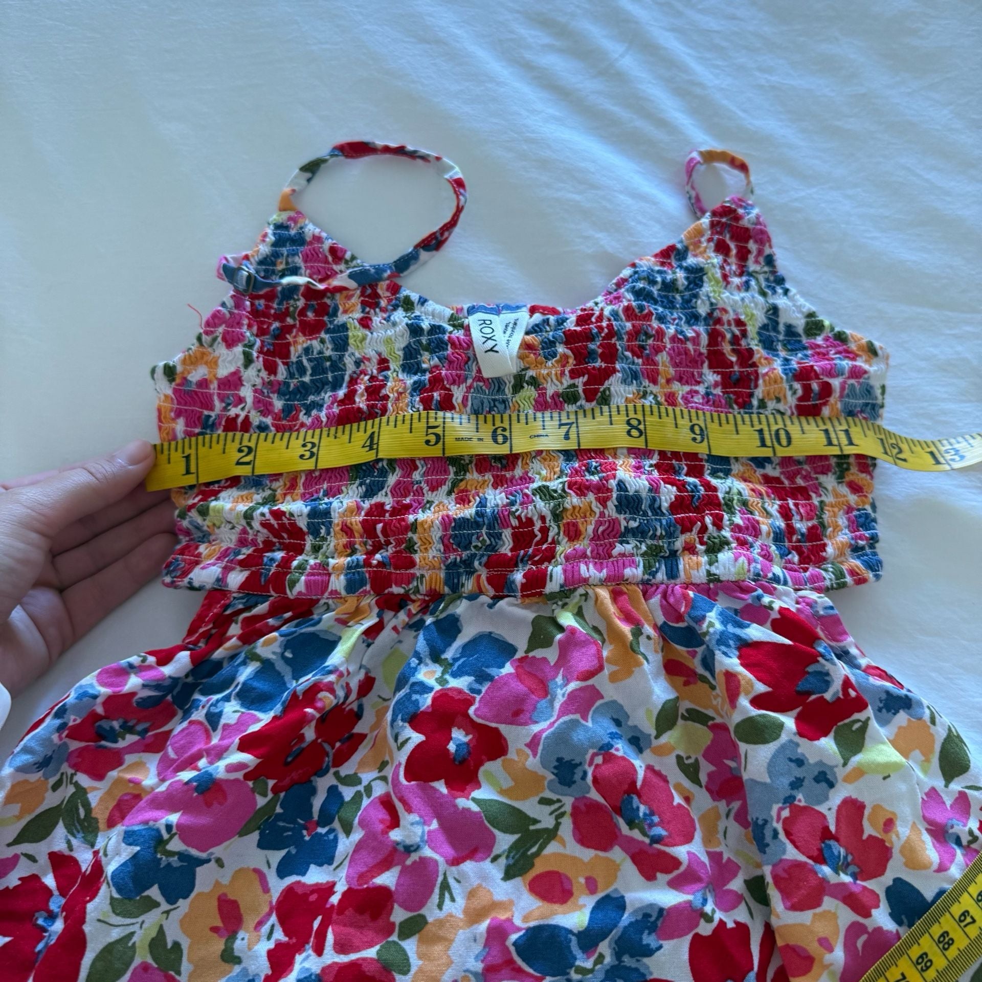 Roxy Hot Tropics Floral Smocked Cutout Dress 11