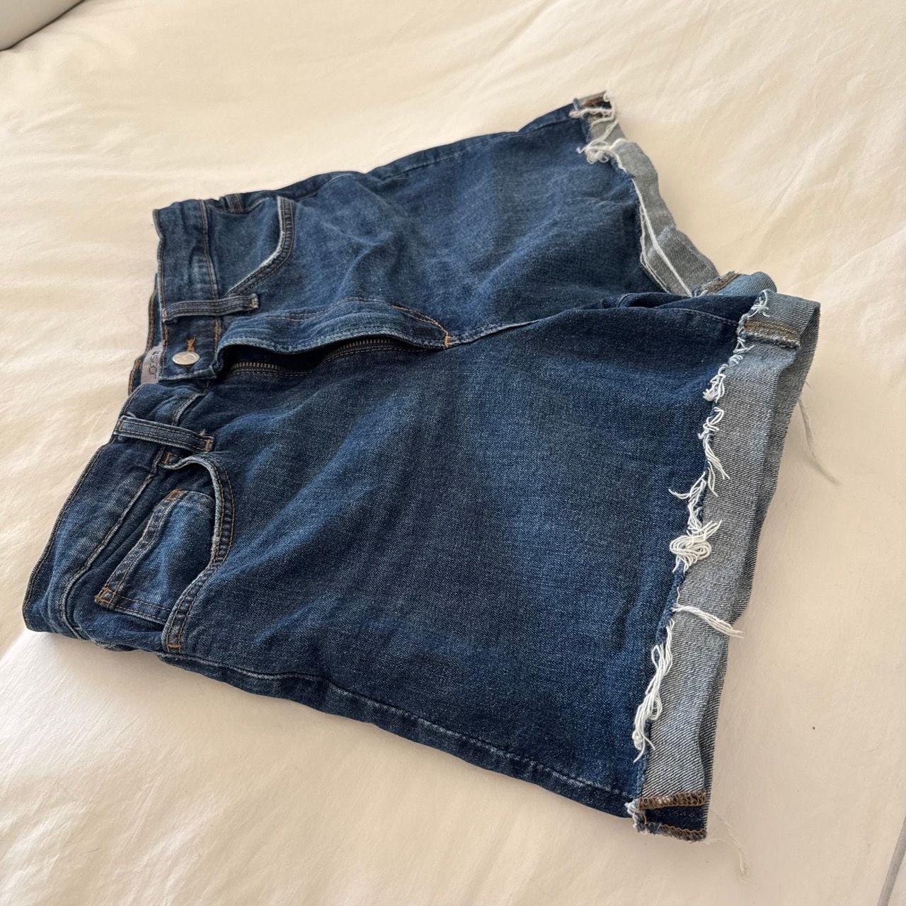 Joe's Jeans Rolled 5 In Short Dark Wash Denim Cutoff Shorts 3