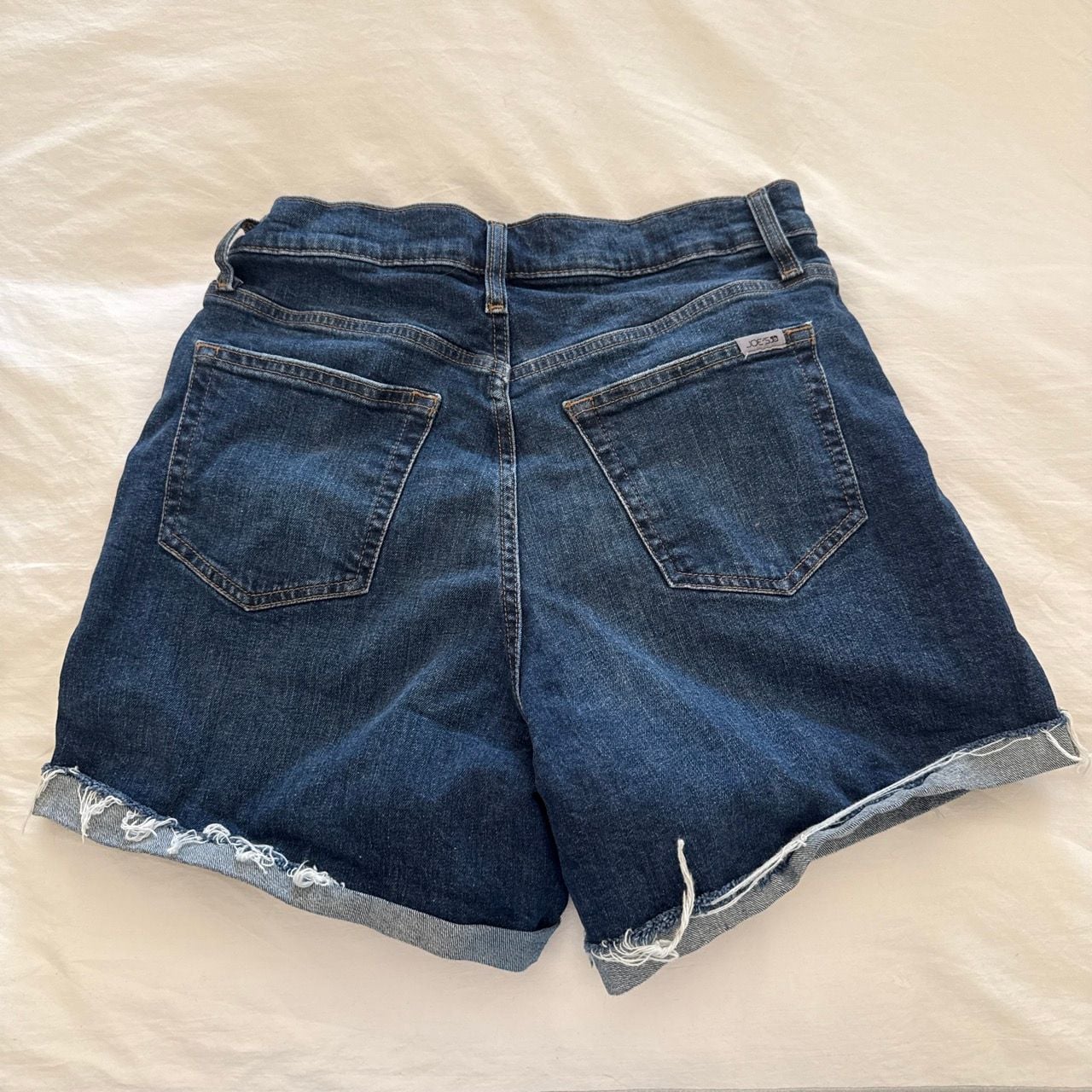 Joe's Jeans Rolled 5 In Short Dark Wash Denim Cutoff Shorts 4