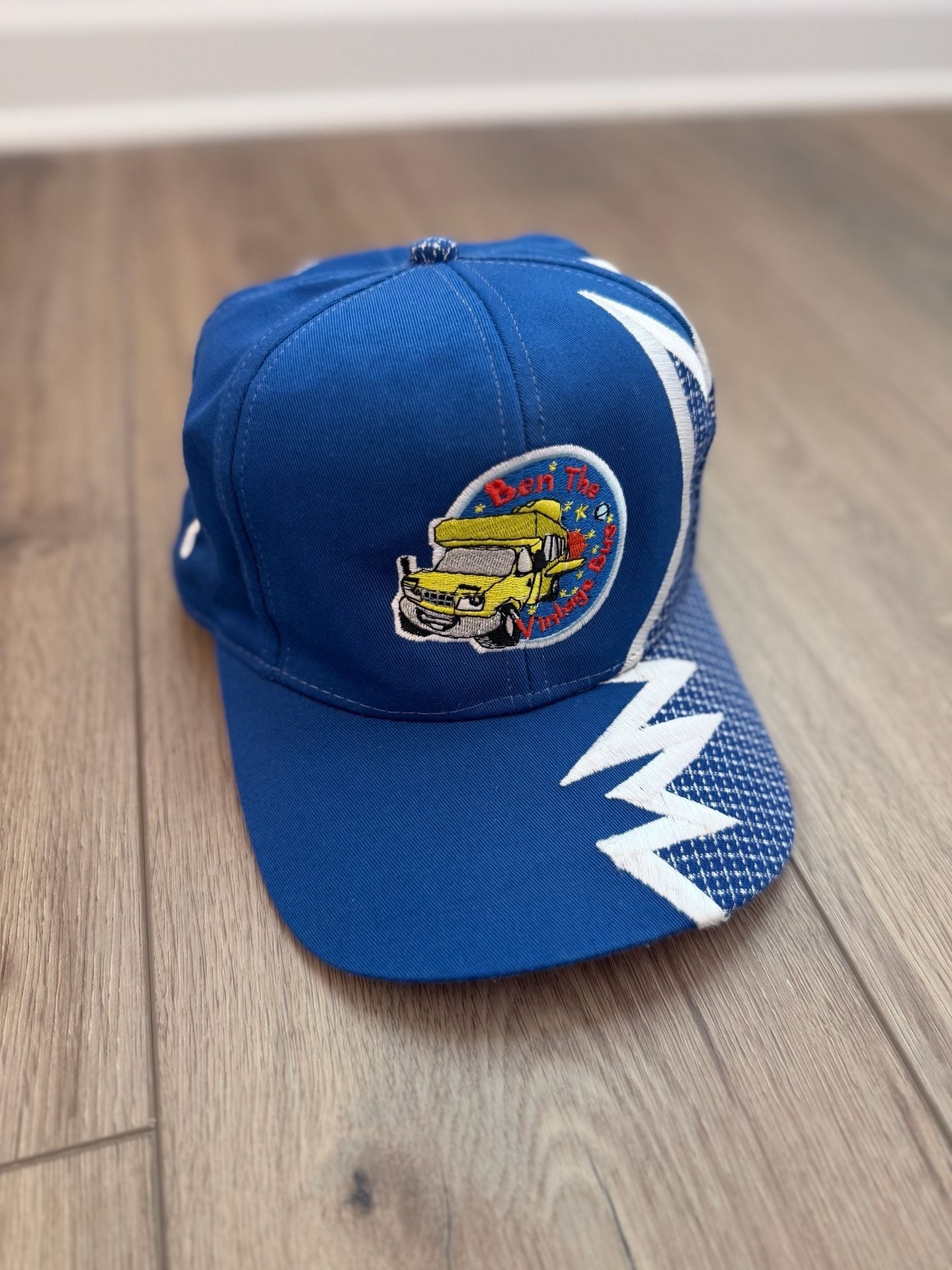 Vintage 1995 Kati Headwear Supreme Blue Cap With Ben The Vintage Bus Patch 2