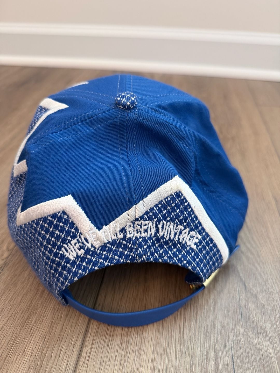 Vintage 1995 Kati Headwear Supreme Blue Cap With Ben The Vintage Bus Patch 4