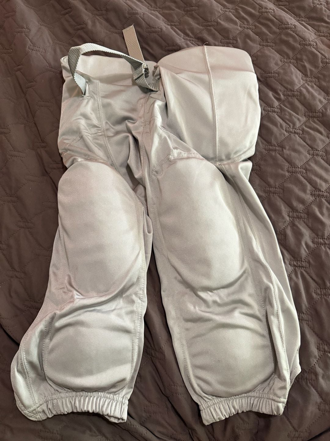 Champro Adult Medium Gray Integrated 7-Pad Football Girdle Pants 2