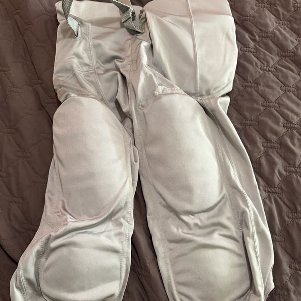 Champro Adult Medium Gray Integrated 7-Pad Football Girdle Pants