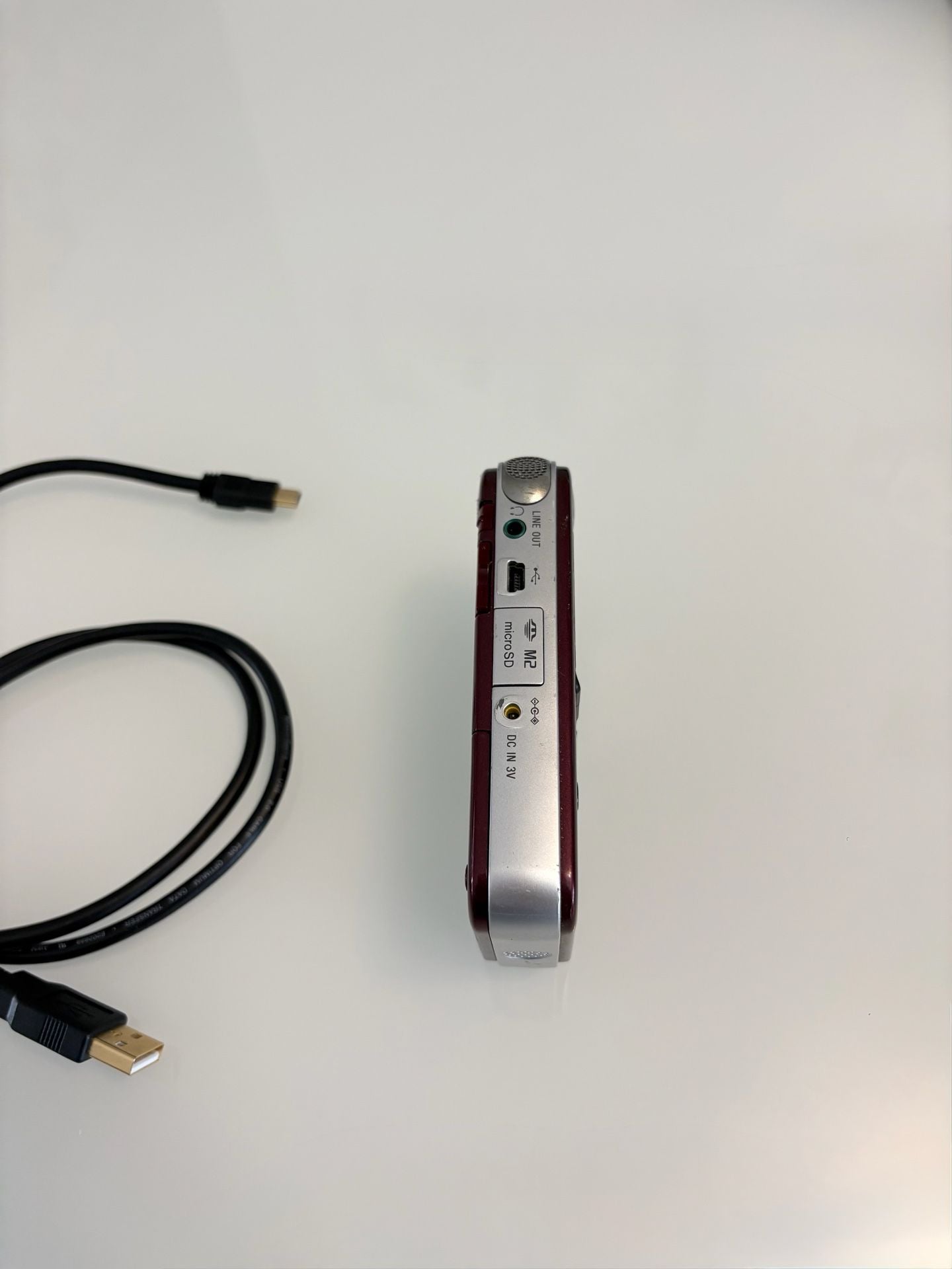 SONY PCM-M10 Audio Linear PCM Portable Audio Recorder (RED) (cable to transfer files to computer) 7