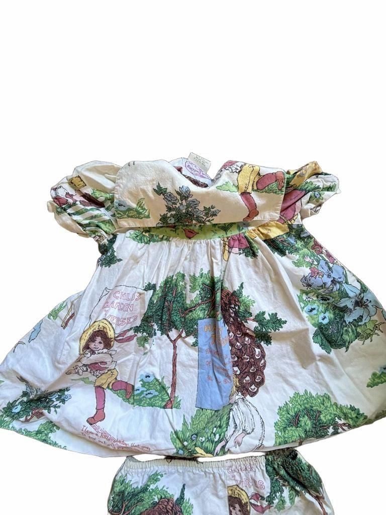 Plum Pudding Ltd. A Child's Garden of Verses Dress and Bloomers Set Size 2T 8