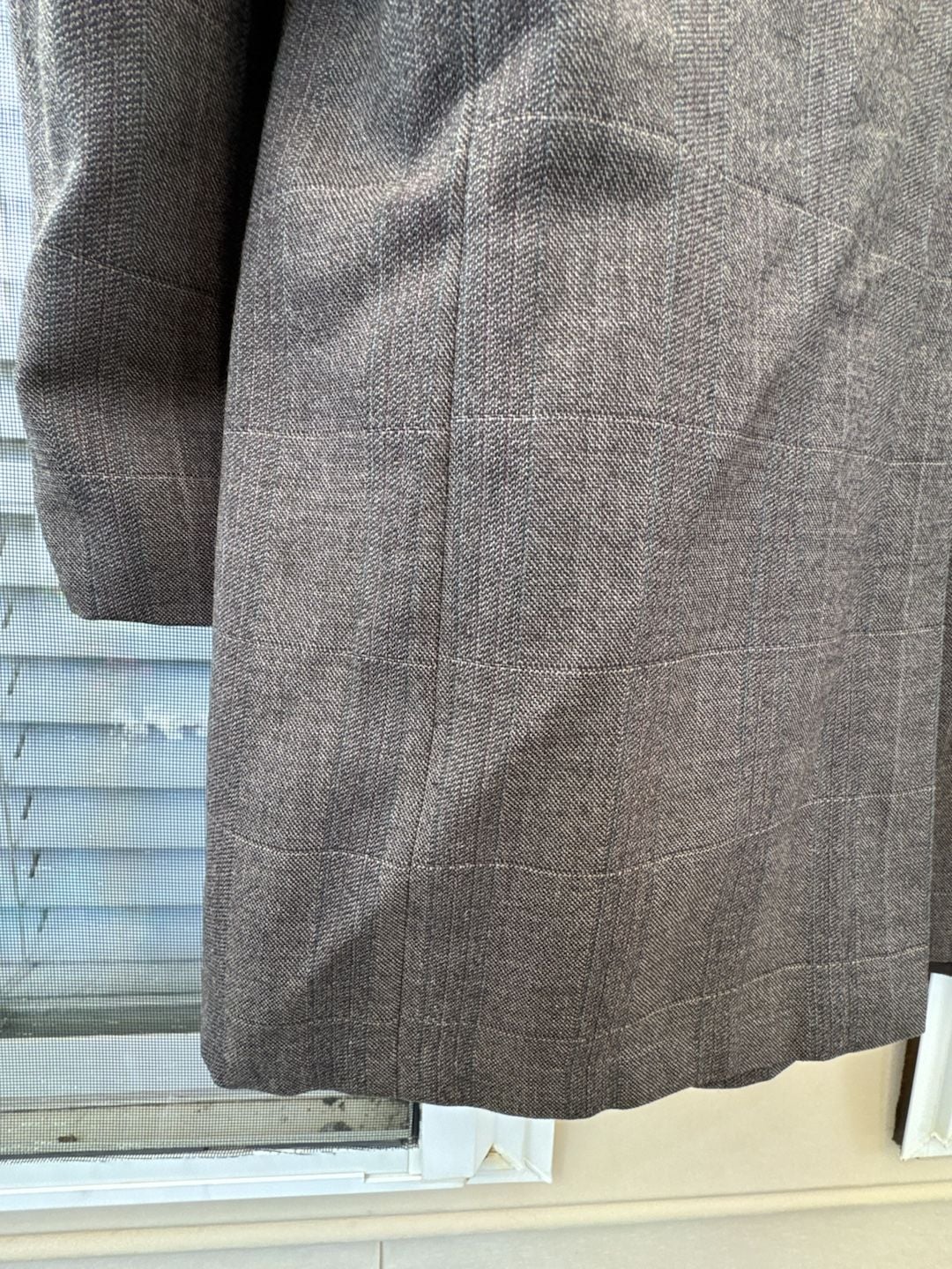 Kingsridge Mens 2 Button Blazer Jacket Brown Glen Plaid Custom Suit Coat 44S
Kingsride David Allen Vintage Brown Glen Plaid Wool Blazer Sport Coat Mens 10