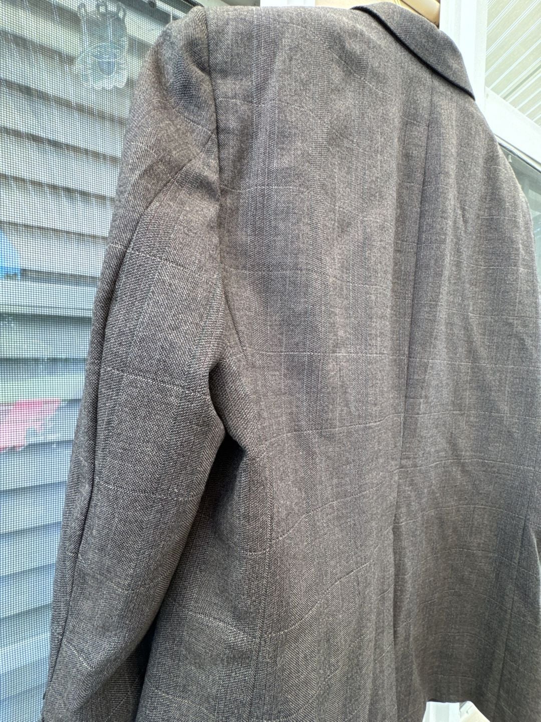 Kingsridge Mens 2 Button Blazer Jacket Brown Glen Plaid Custom Suit Coat 44S
Kingsride David Allen Vintage Brown Glen Plaid Wool Blazer Sport Coat Mens 14