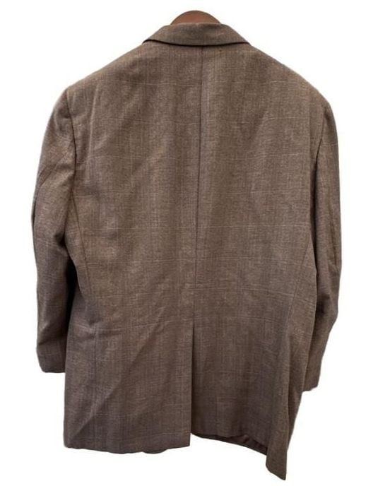 Kingsridge Mens 2 Button Blazer Jacket Brown Glen Plaid Custom Suit Coat 44S
Kingsride David Allen Vintage Brown Glen Plaid Wool Blazer Sport Coat Mens 9