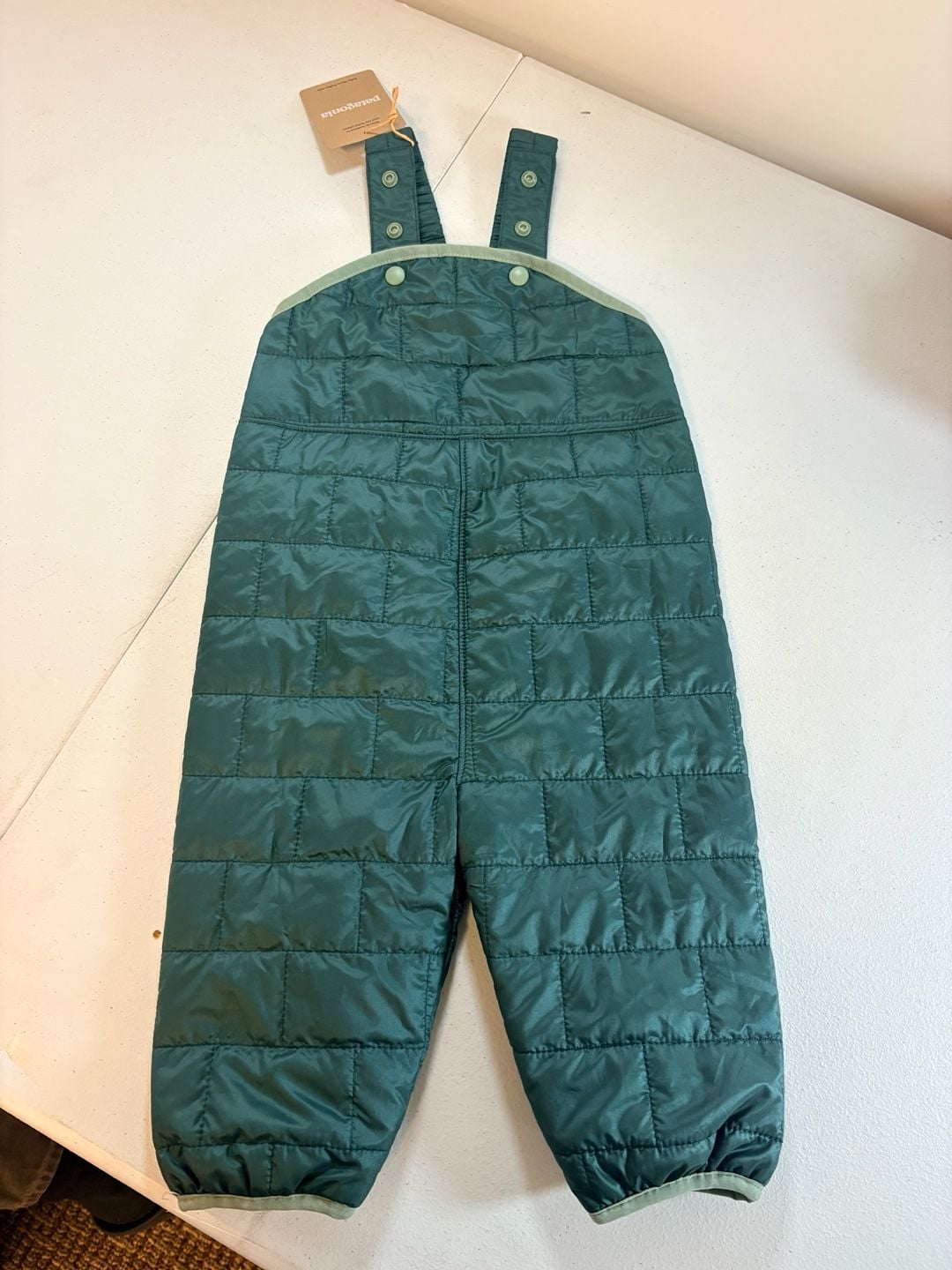 Patagonia Baby Nano Puffer-Alls Cascade Green 6-12M 3