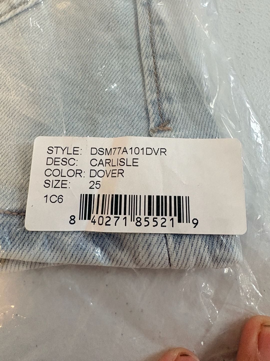 Dear John Carlisle Denim Shorts Dover Size 25 6