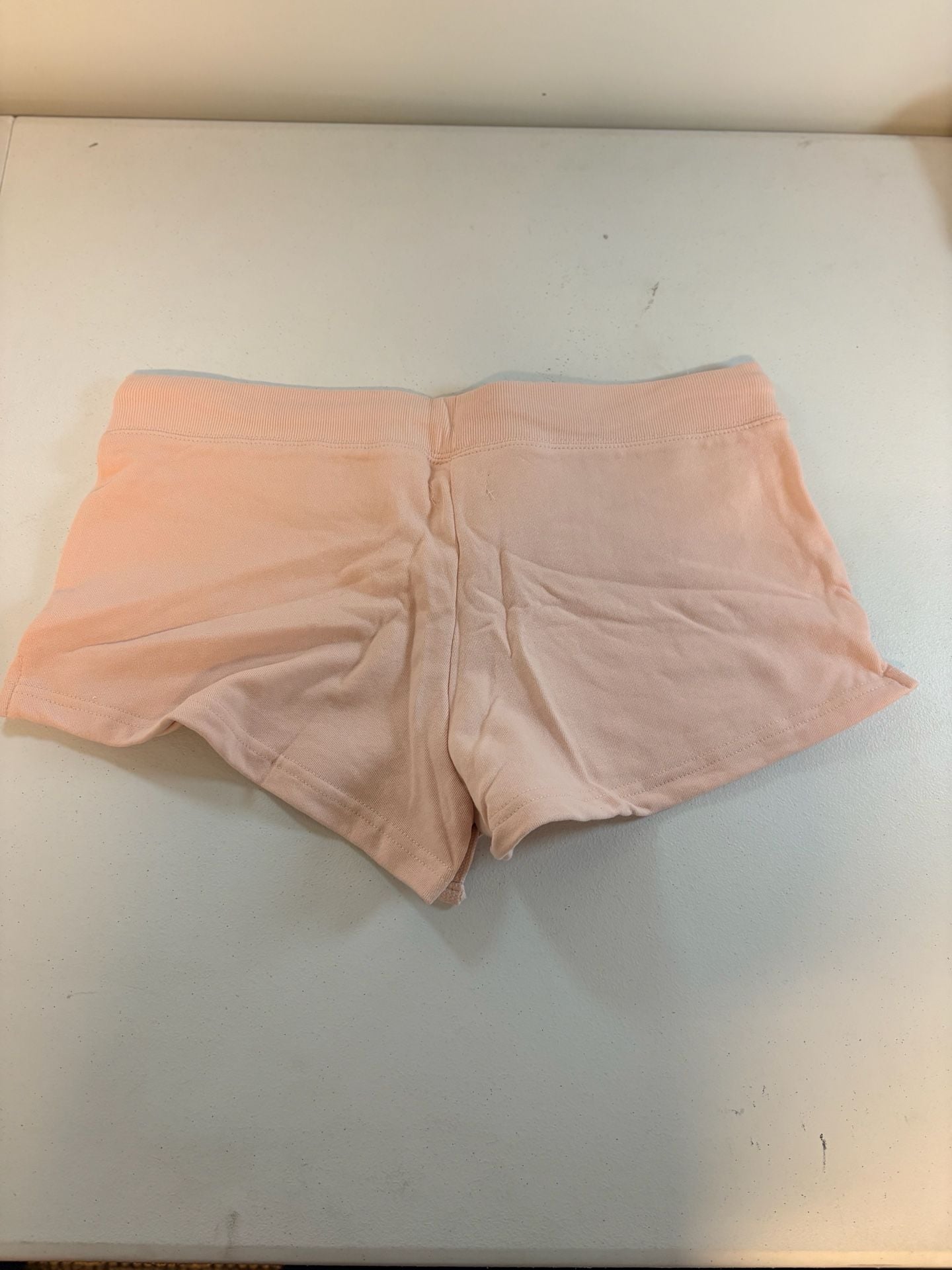 Garage Pink French Terry Foldover Waistband Drawstring Sweat Shorts 3