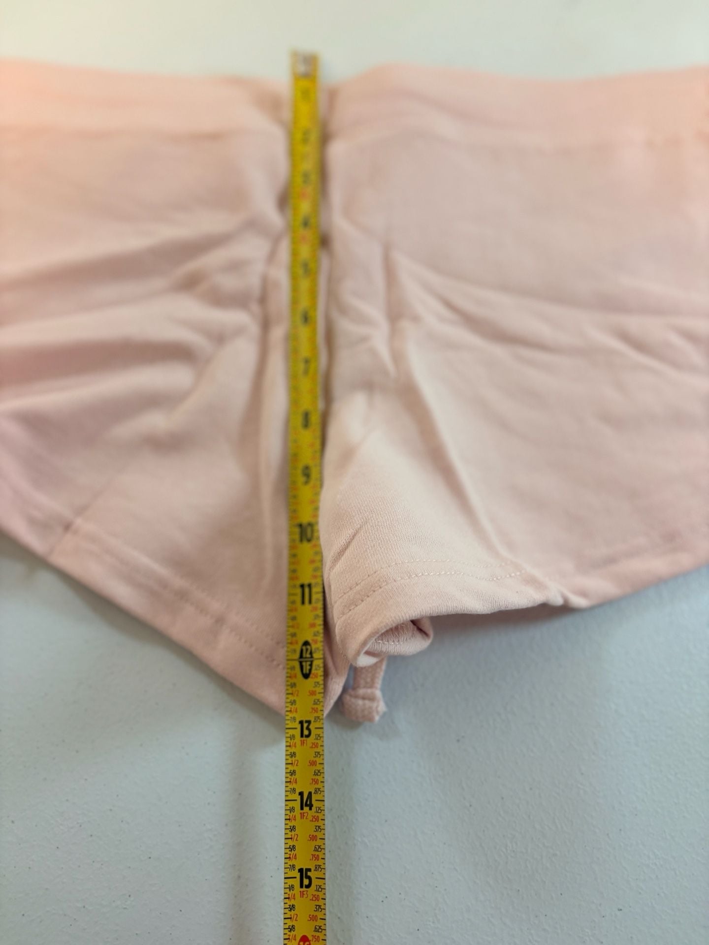 Garage Pink French Terry Foldover Waistband Drawstring Sweat Shorts 6