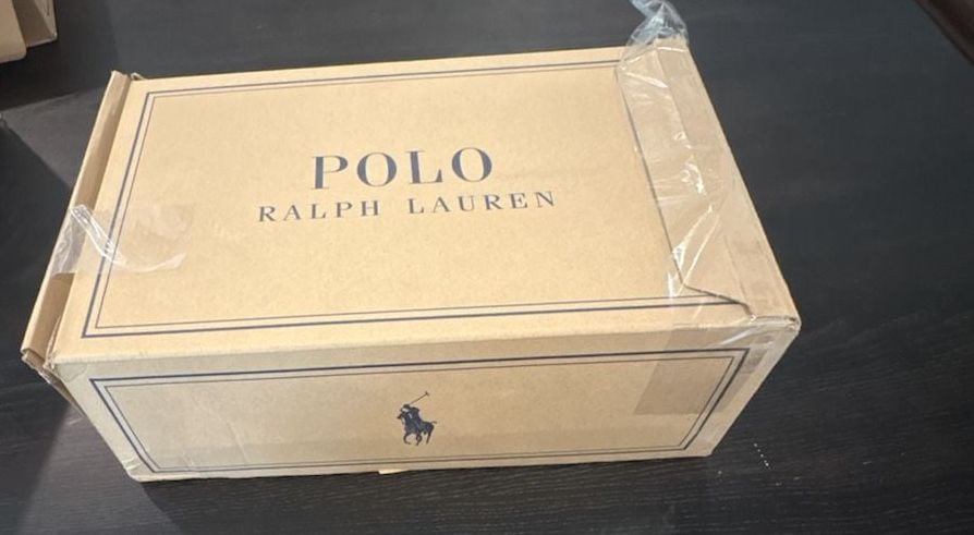 Polo Ralph Lauren Men's Alston Brown Leather & Plaid Penny Loafers NEW Size 12 3