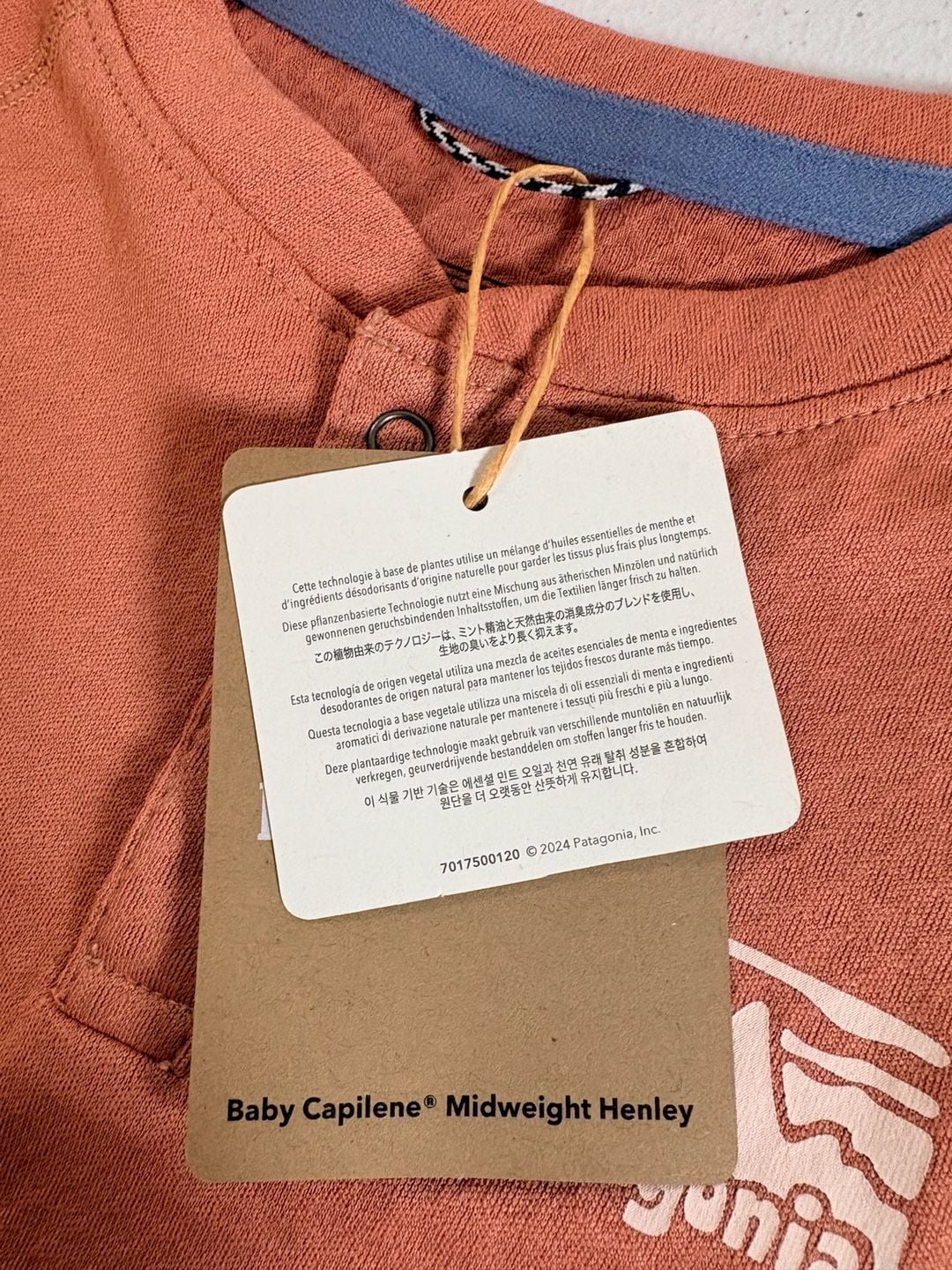 Patagonia Baby Capilene Midweight Henley and Bottoms Set 3