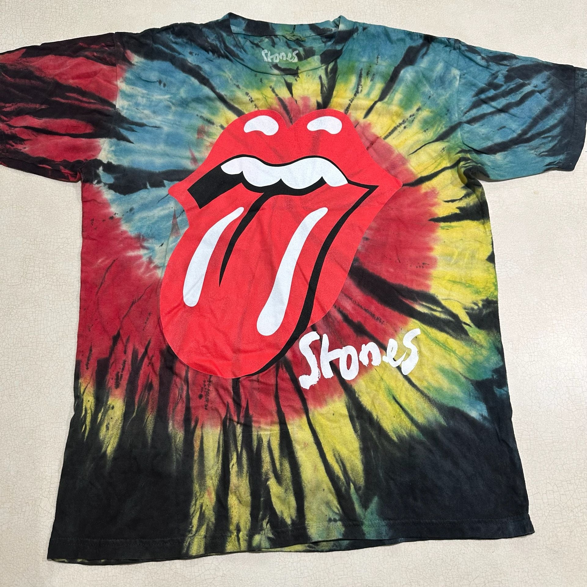 The Rolling Stones No Filter Tour 2021 Tie Dye T-Shirt Official Tour Merch M 2