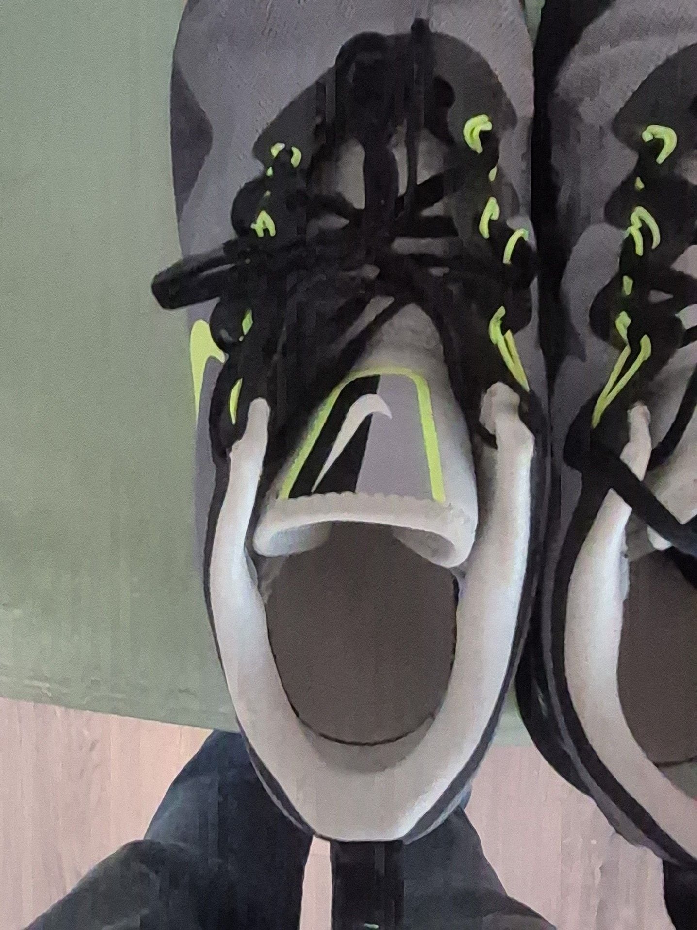 Nike Air Max Axis Running Shoes Black/Grey/Volt 4