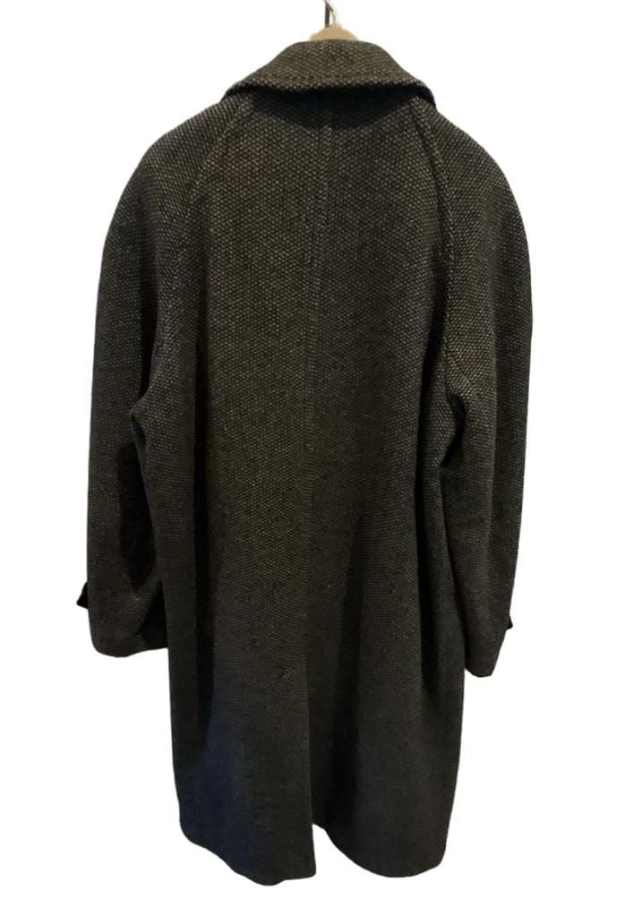 Ashford and Reede Mens Gray Wool Tweed Overcoat Size 46R 7