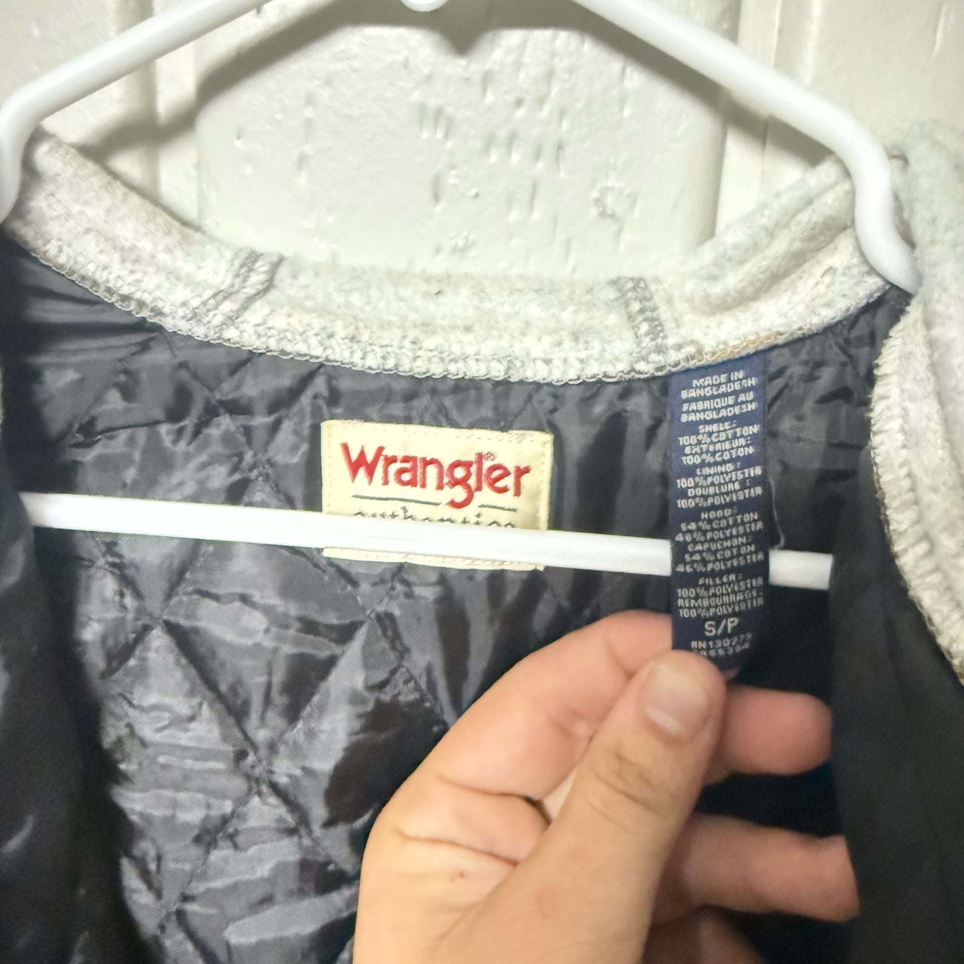 Wrangler Plaid Flannel Hooded Shirt Jacket 3
