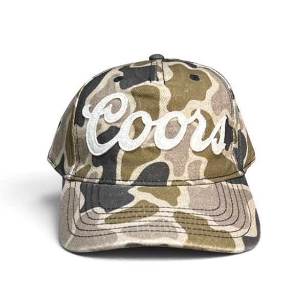 Coors Banquet Duck Camo Snapback Cap