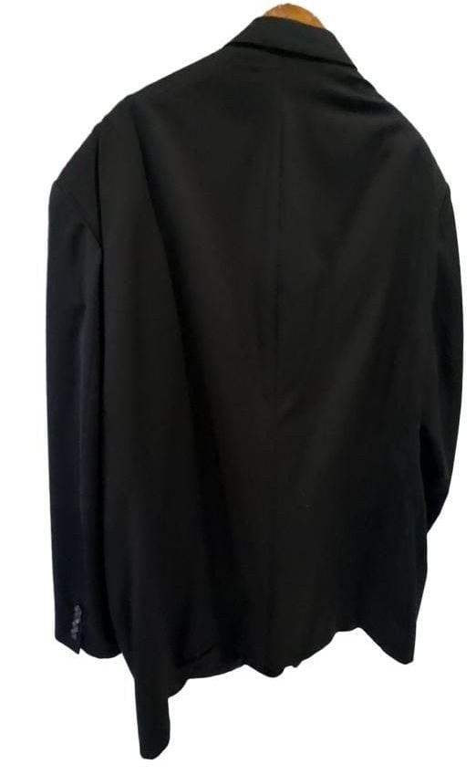 Lauren Ralph Lauren Rochester San Francisco Black Wool Suit Jacket Blazer 52R 5