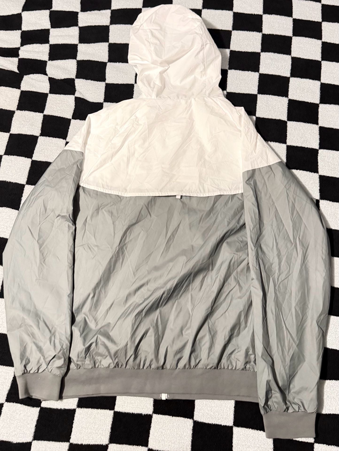 Nike Sportswear Windrunner Hooded Jacket Gray White XL 3