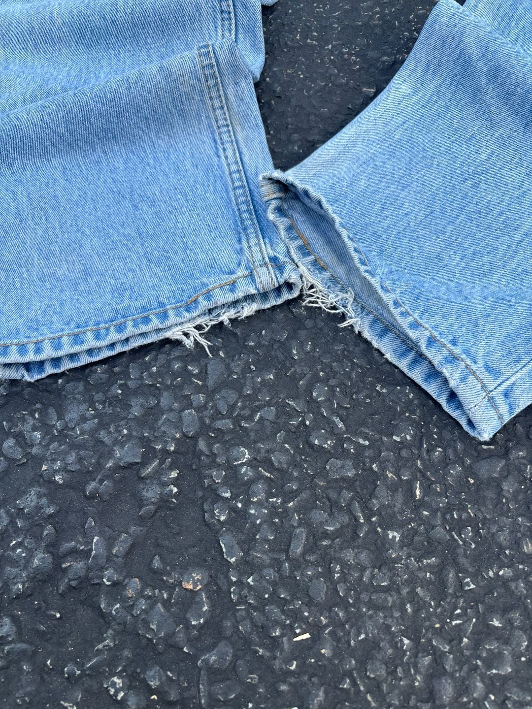 Y2K 2008 Levi's 550 Relaxed Fit Light Wash Denim Jeans W34 L34 4