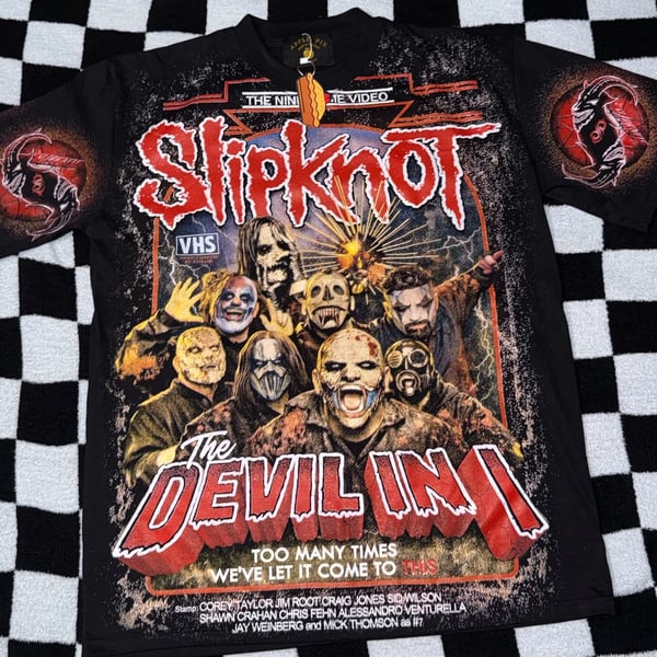 Slipknot The Devil In I VHS Music Video Band T-Shirt