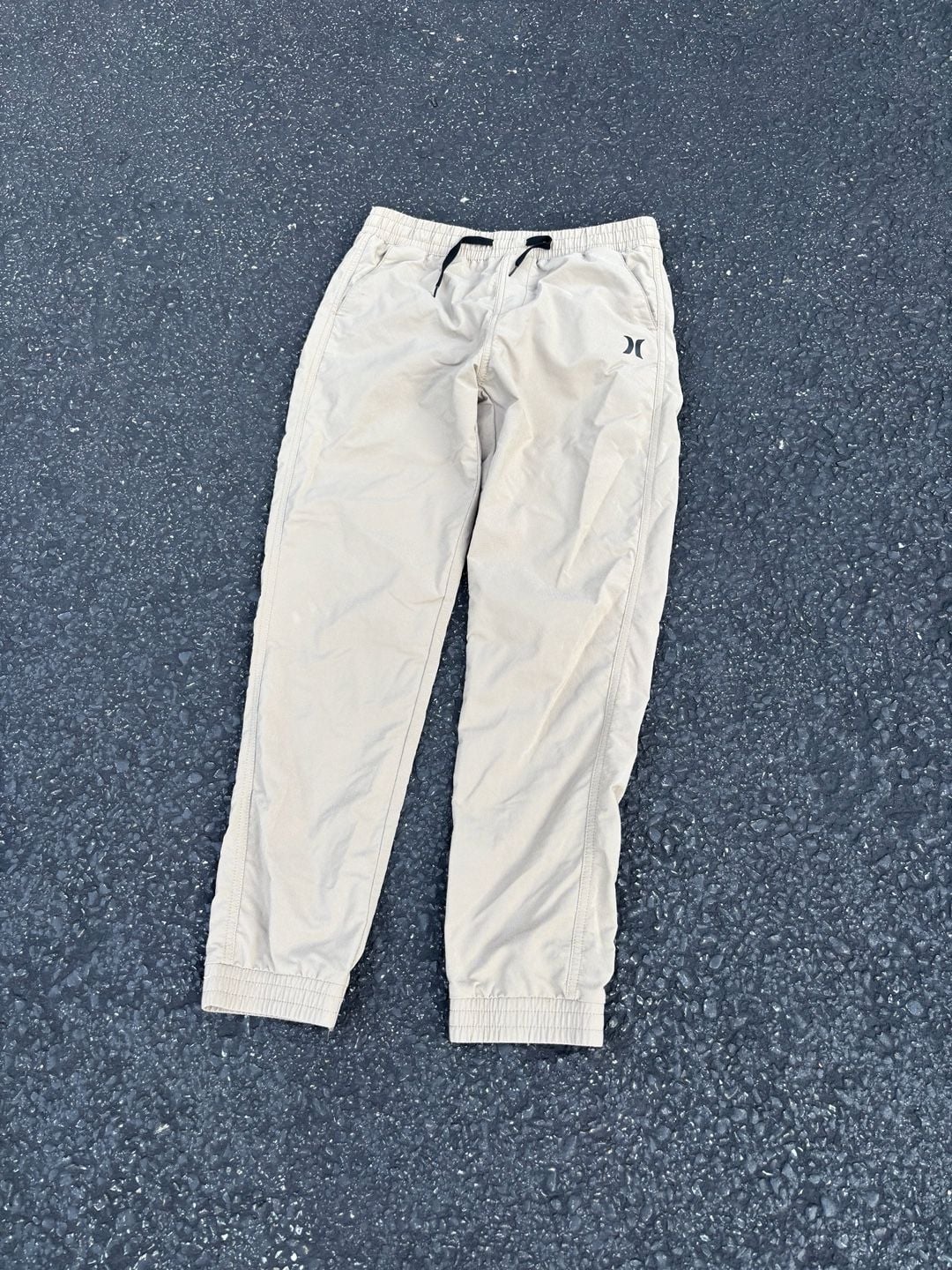 Hurley Boys H2O-Dri Stretch Twill Jogger Pants Beige Size L 12-13Y 2