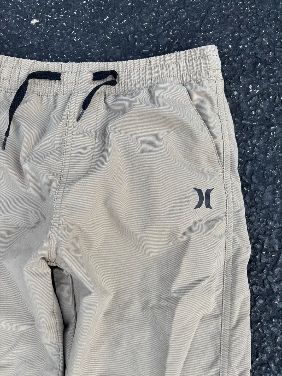 Hurley Boys H2O-Dri Stretch Twill Jogger Pants Beige Size L 12-13Y 3