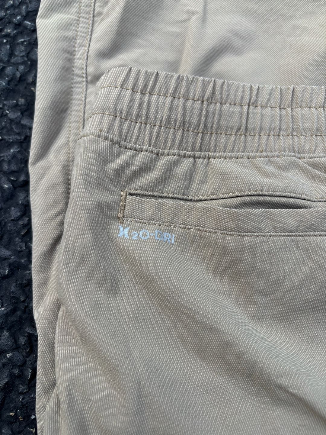 Hurley Boys H2O-Dri Stretch Twill Jogger Pants Beige Size L 12-13Y 6