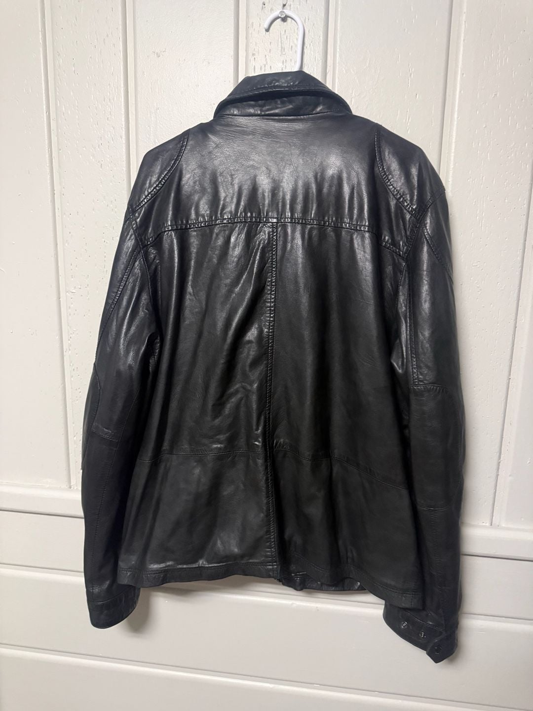 Bod & Christensen Men's Black Leather Jacket 6