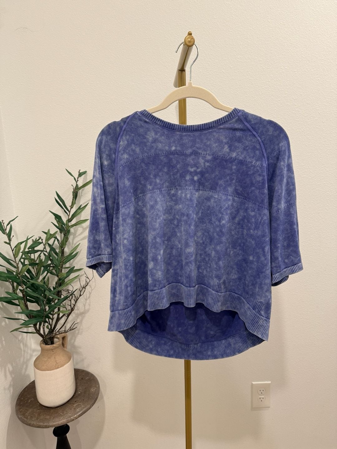 Zyia Active Easygoing Washed Top Blue XXL 2